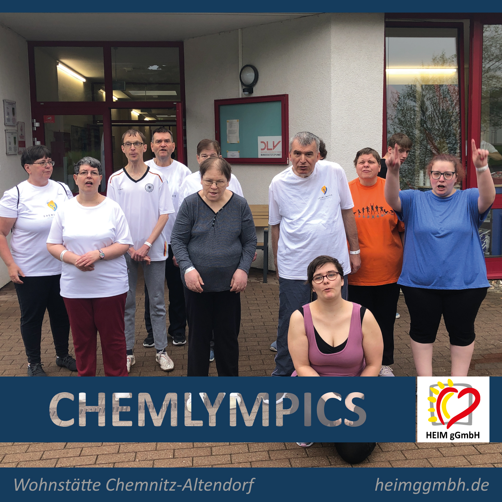 Sportlich aktiv und engagiert - Teilnahme des Teams der HEIM gemeinnützigen GmbH bei den 12. Chemlympics in Chemnitz