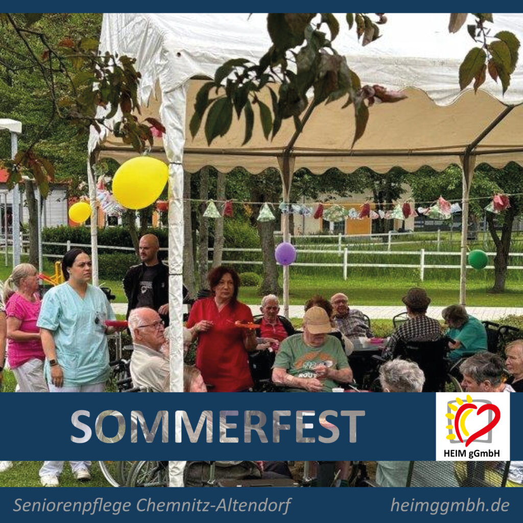 Sommerfest in unserer Seniorenpflege Chemnitz-Altendorf
