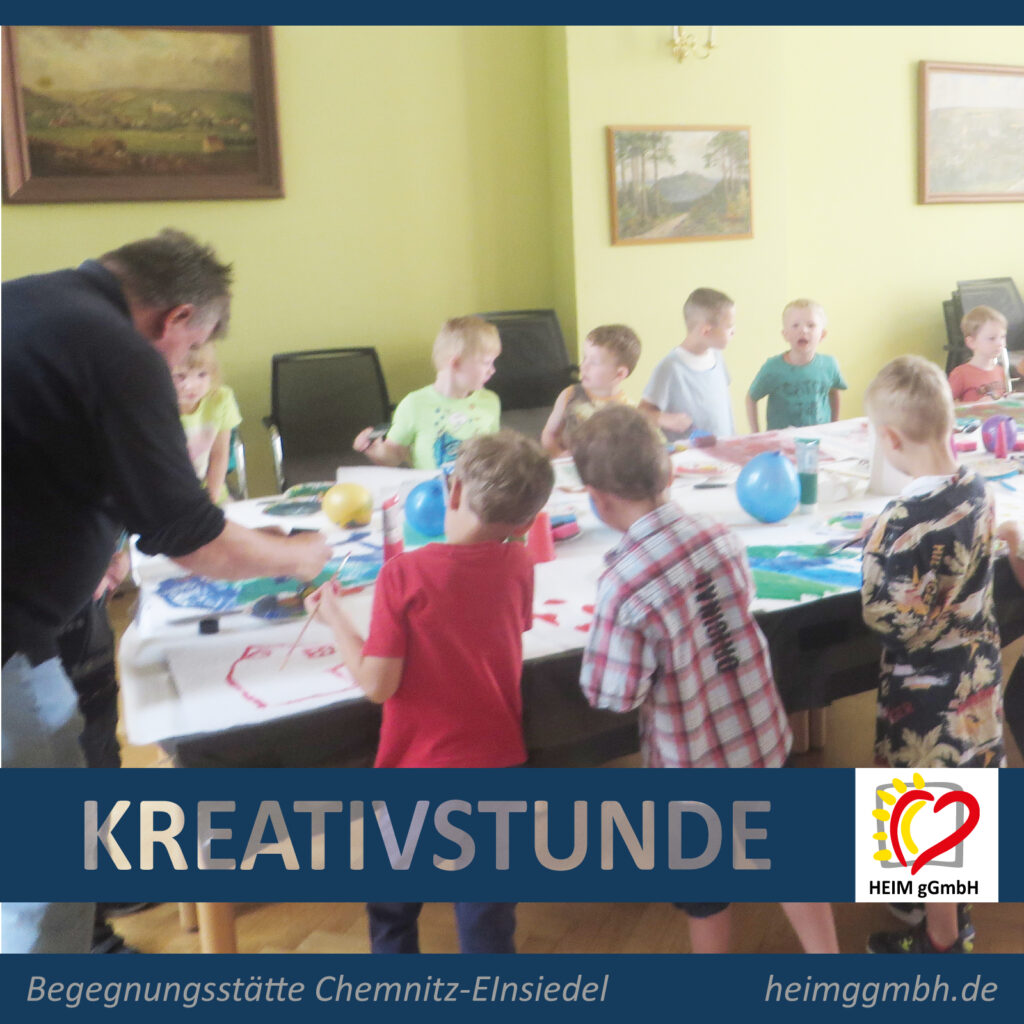 Kreative Arbeit in unserer Begegnungsstätte Chemnitz-EInsiedel
