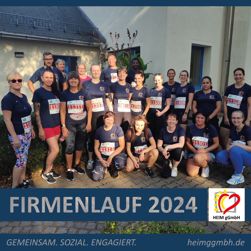 Chemnitzer Firmenlauf 2024 - Die HEIM gemeinnützige GmbH aus Chemnitz war mit einem tollen motivierten Team mit dabei.