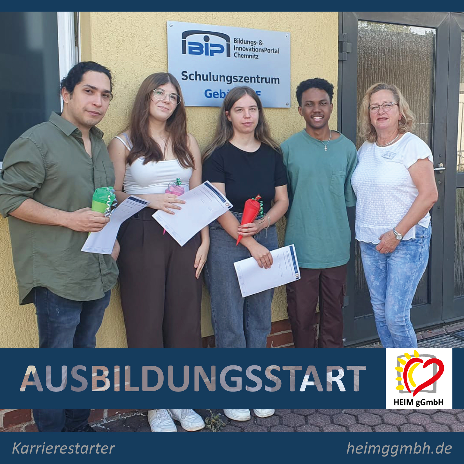 Pflegeausbildung. Start in die Berufsausbildung Pflegefachmann / Pflegefachfrau bei der HEIM gemeinnützigen GmbH in Chemnitz