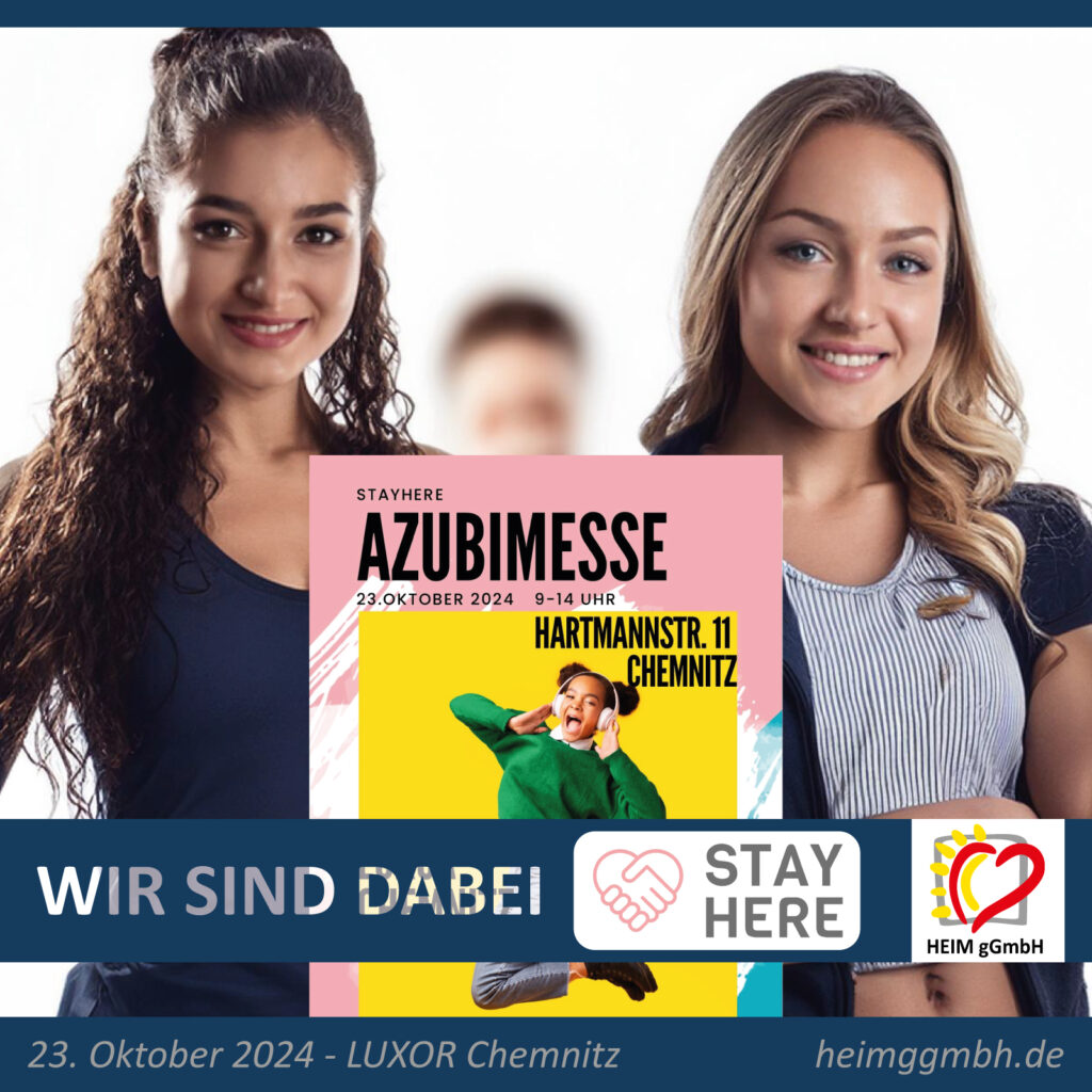 Wir auf der Ausbildungsmesse STAYHERE in Chemnitz