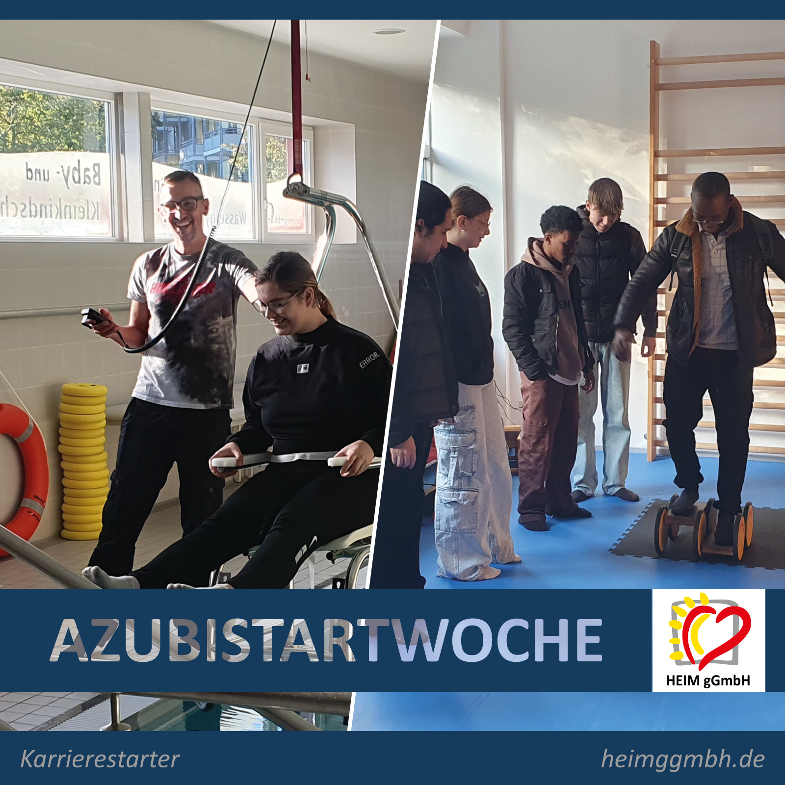 Ausbildung - Azubisstart-Woche und Azubi-Rally aller Auszubildenden der HEIM gemeinnützigen GmbH in Chemnitz