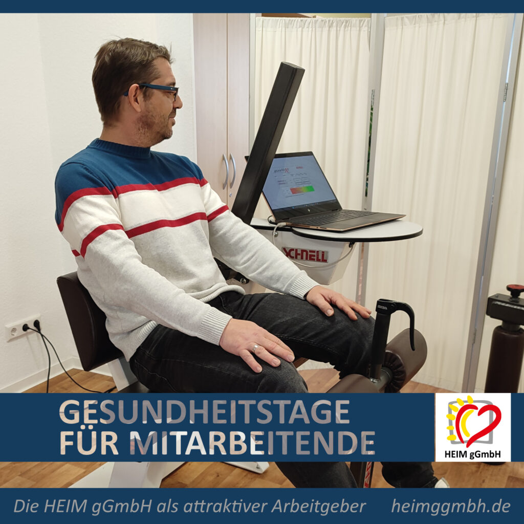 Gesundheitstage für die Mitarbeitenden der HEIM gemeinnützigen GmbH aus Chemnitz sind gestartet und finden große Resonanz.