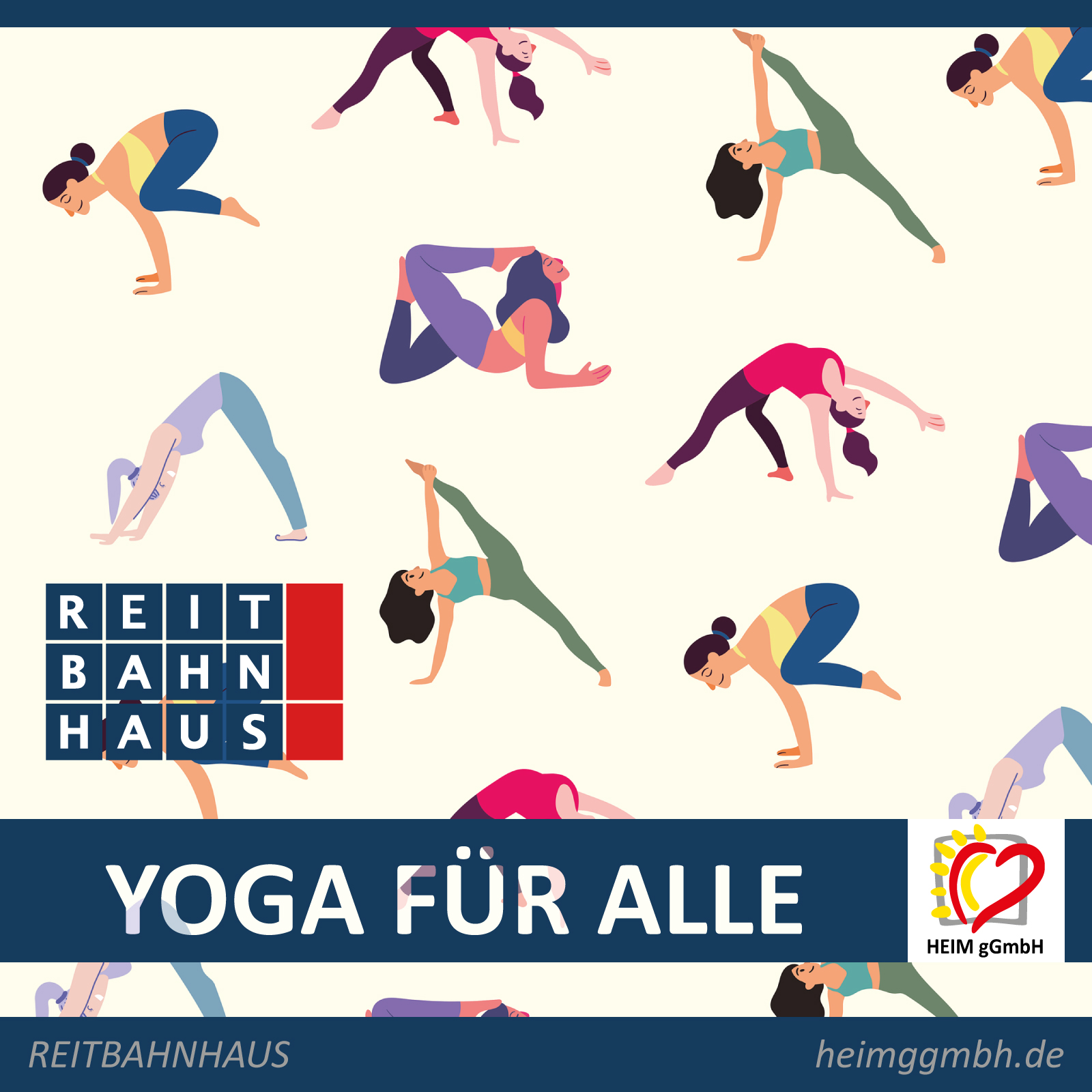 Yoga ist für ALLE Yoga-Kurses für Jedermann ind er Wohnstätte Chemnitz Altendorf der HEIM gemeinnützigen GmbH