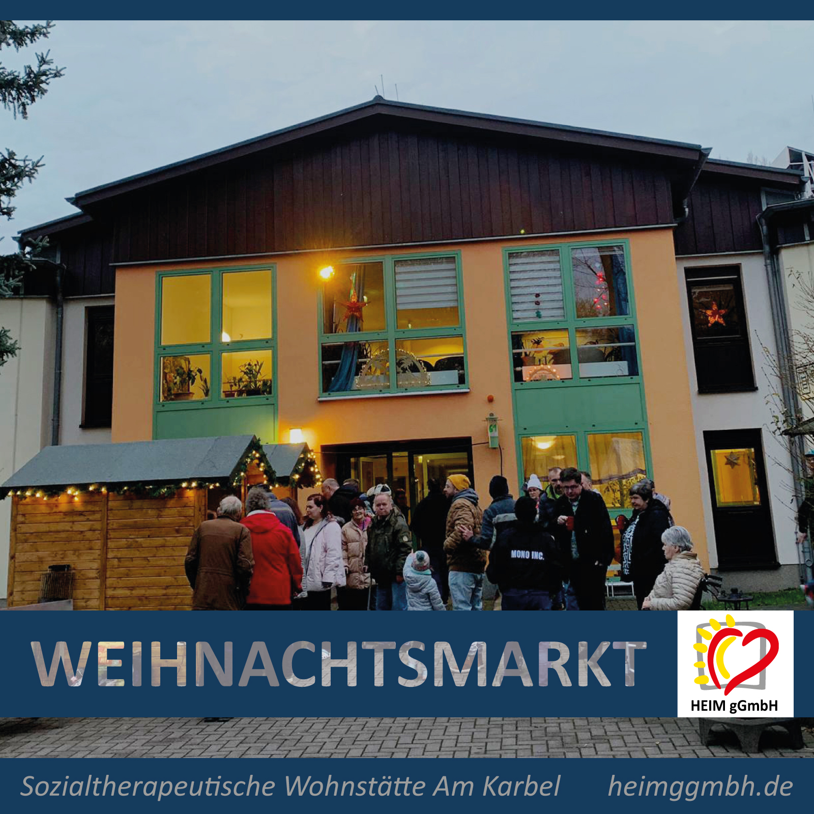 Besinnlicher Weihnachtsmarkt - Sozialtherapeutische Wohnstätte Am Karbel der HEIM gemeinnützigen GmbH in Chemnitz